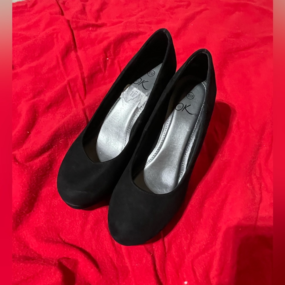 Black Chunky Heel